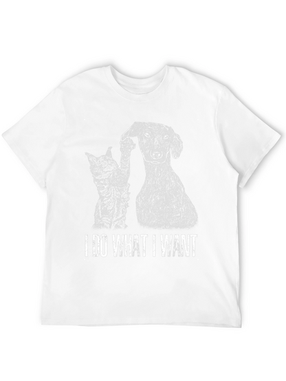 I Do What I Want Cat & Dog T-Shirt