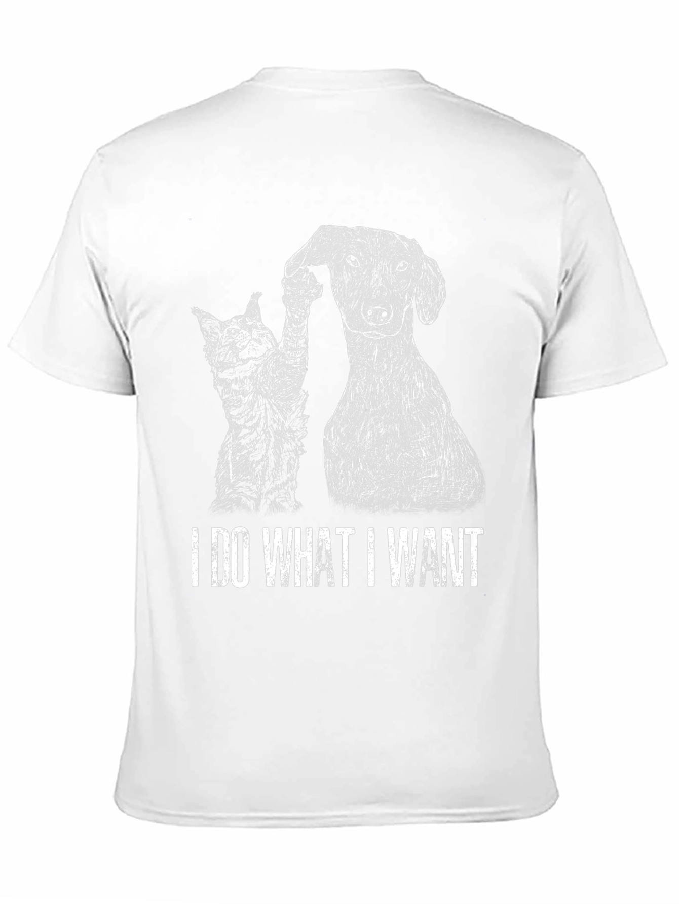 I Do What I Want Cat & Dog T-Shirt