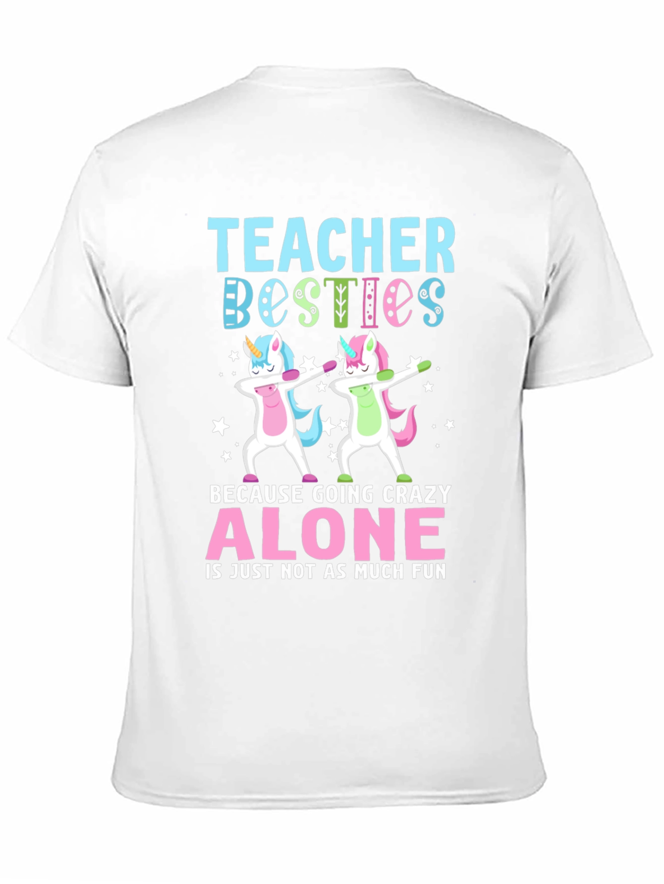 Teacher Besties Unicorn Dab T-Shirt