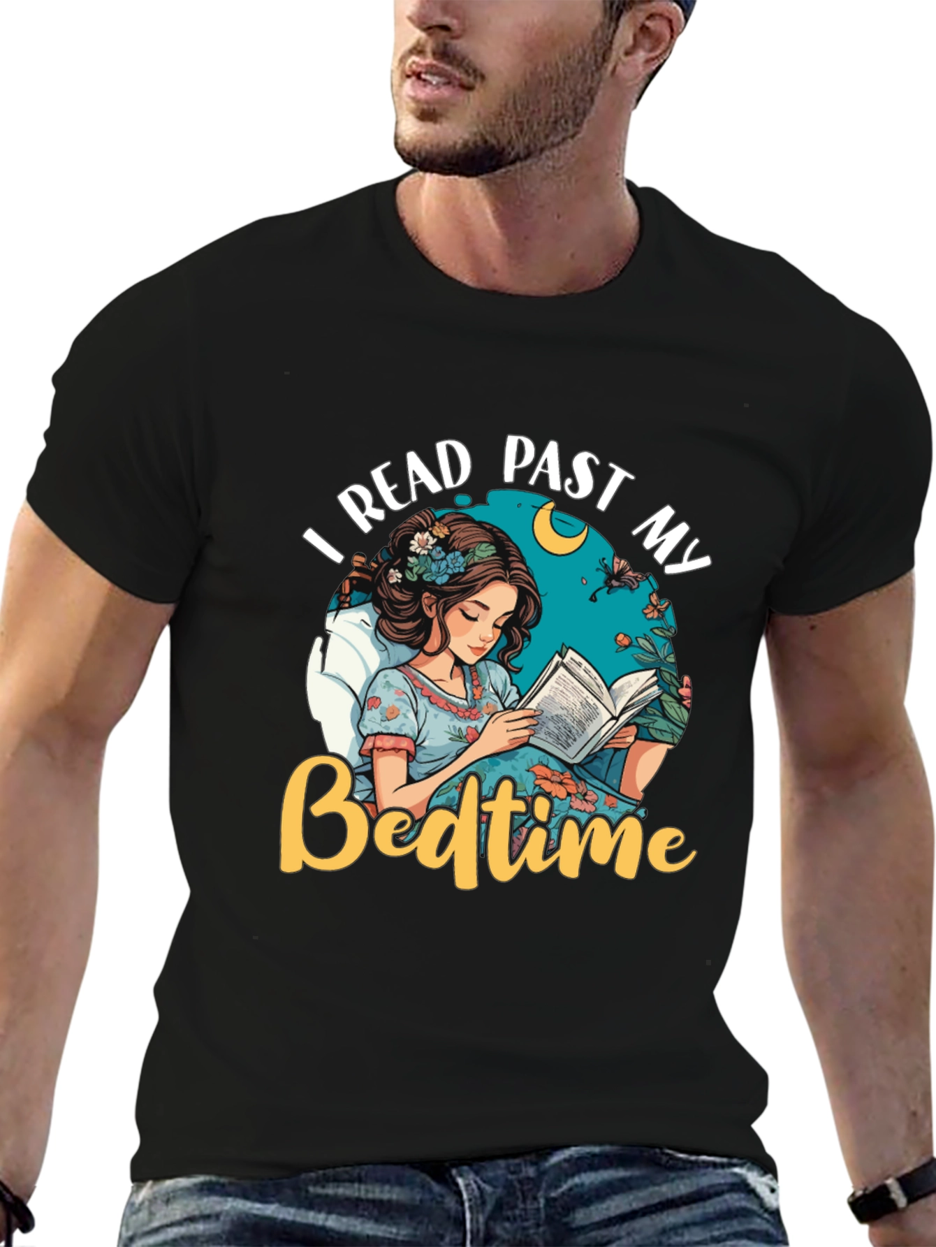 I Read Past My Bedtime Graphic Tee