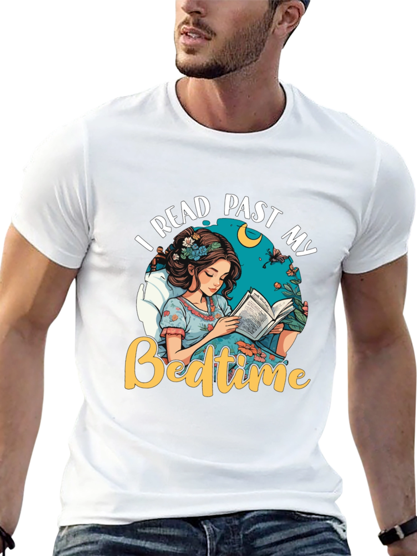 I Read Past My Bedtime Graphic Tee