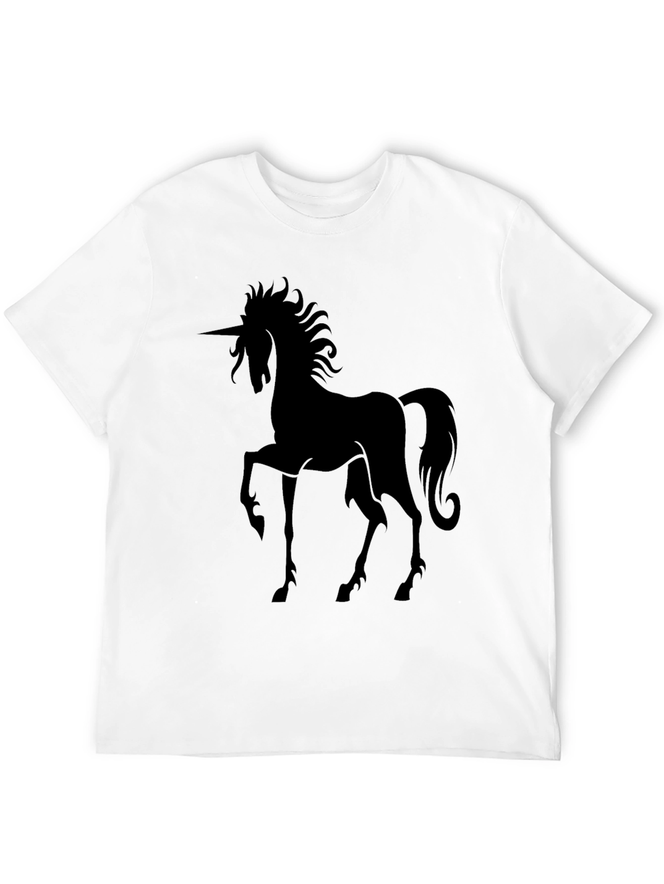 Unicorn Silhouette Black T-Shirt