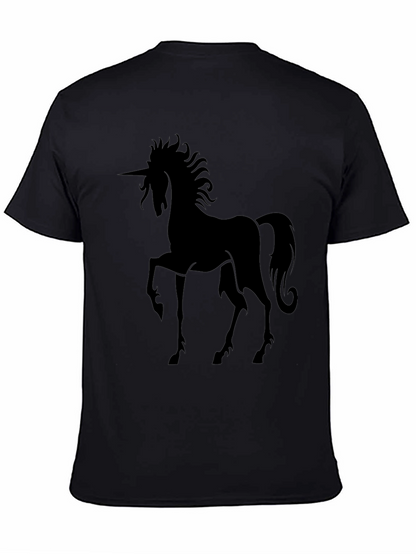 Unicorn Silhouette Black T-Shirt