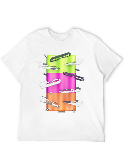 Edgy Ice Pop Tee - Razor Blade Design