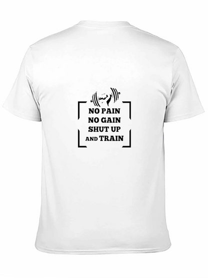 Motivational Workout Shirt - No Pain No Gain