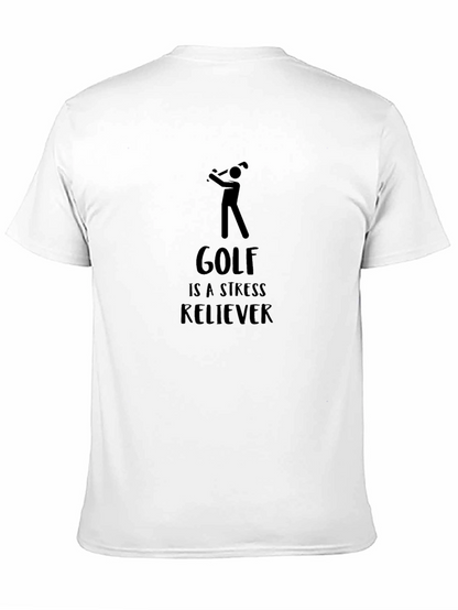 Golf Stress Reliever Black Tee