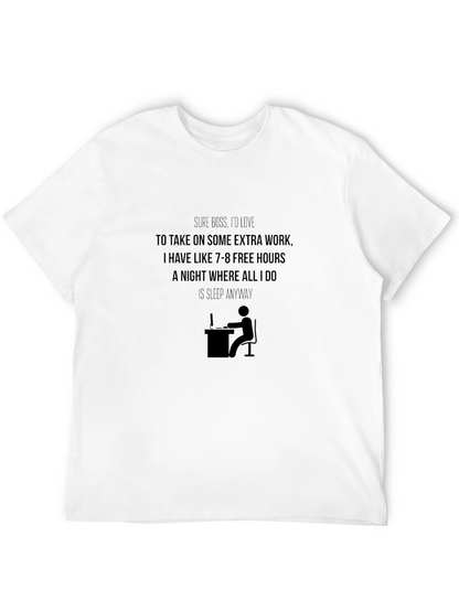 Sarcastic Extra Work Graphic T-Shirt