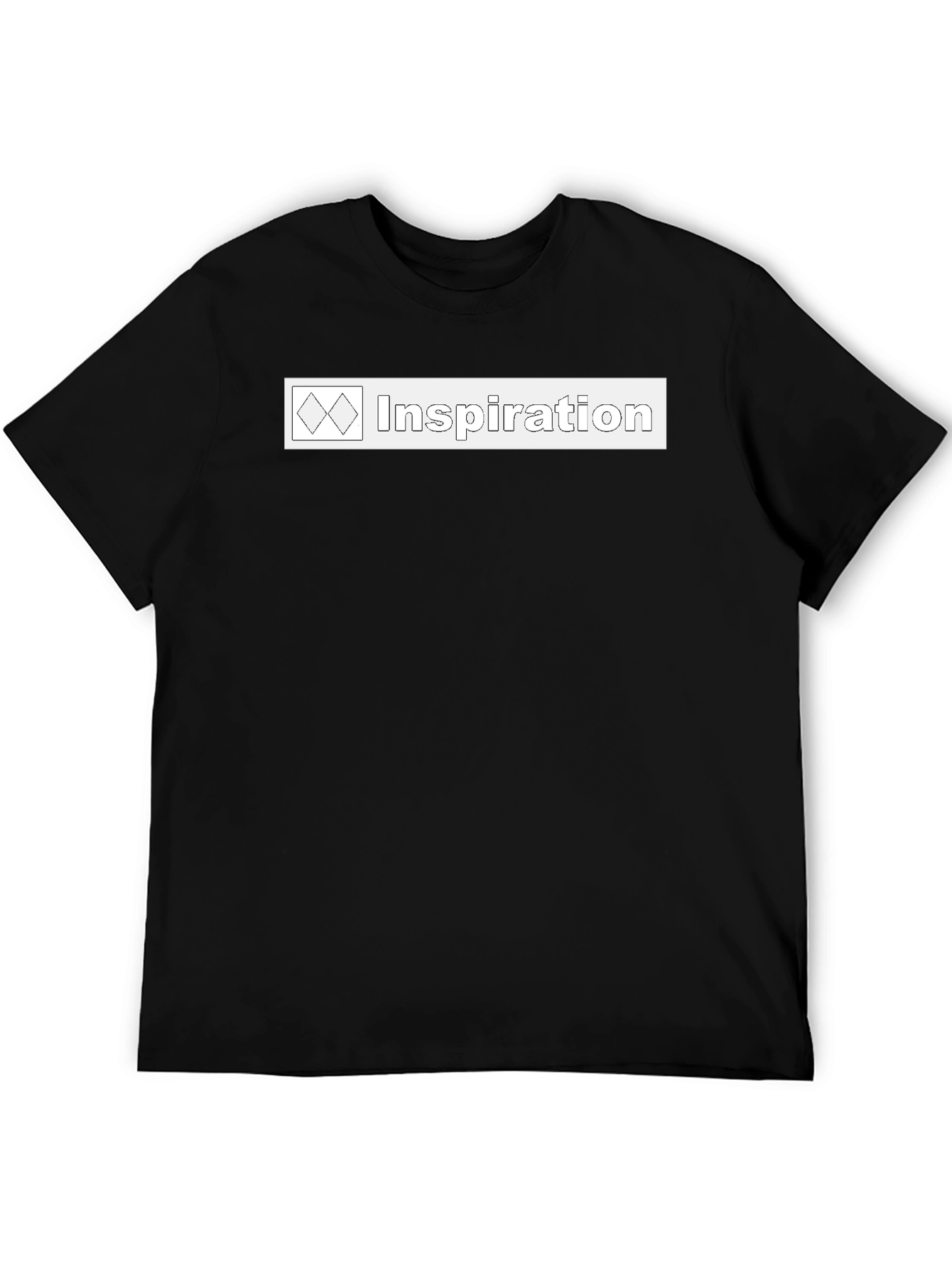 Inspiration Graphic Tee - Soft Black Cotton T-Shirt