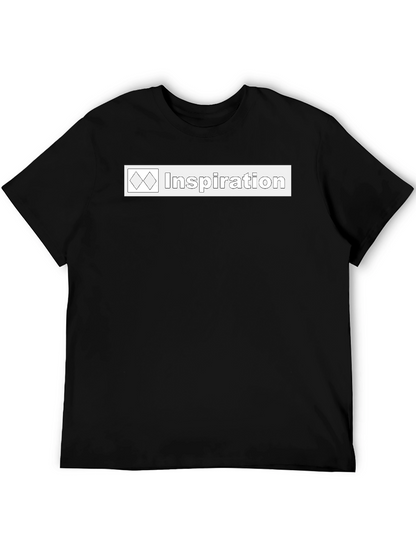Inspiration Graphic Tee - Soft Black Cotton T-Shirt