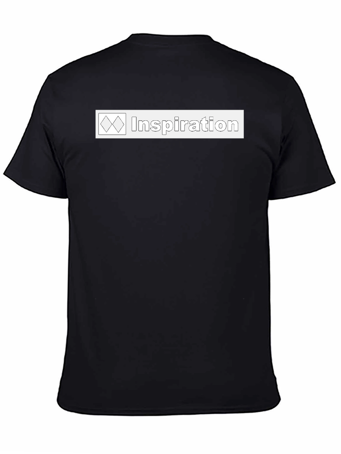 Inspiration Graphic Tee - Soft Black Cotton T-Shirt