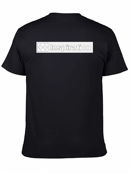 Inspiration Graphic Tee - Soft Black Cotton T-Shirt