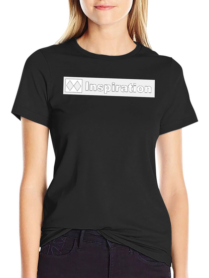 Inspiration Graphic Tee - Soft Black Cotton T-Shirt