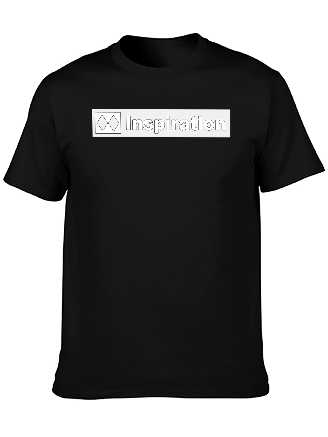 Inspiration Graphic Tee - Soft Black Cotton T-Shirt