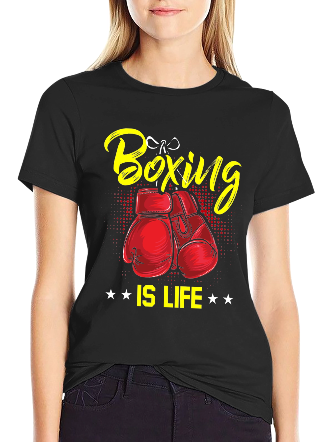 Boxing is Life Graphic T-Shirt