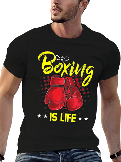 Boxing is Life Graphic T-Shirt