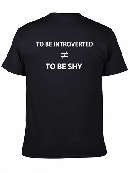 Introverted Not Shy Tee - Bold Statement T-Shirt