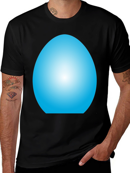 Blue Egg Graphic T-Shirt - Casual Style