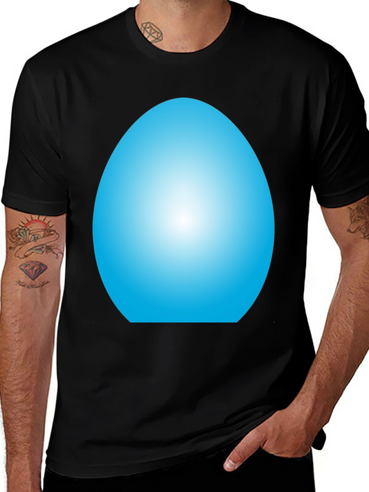 Blue Egg Graphic T-Shirt - Casual Style