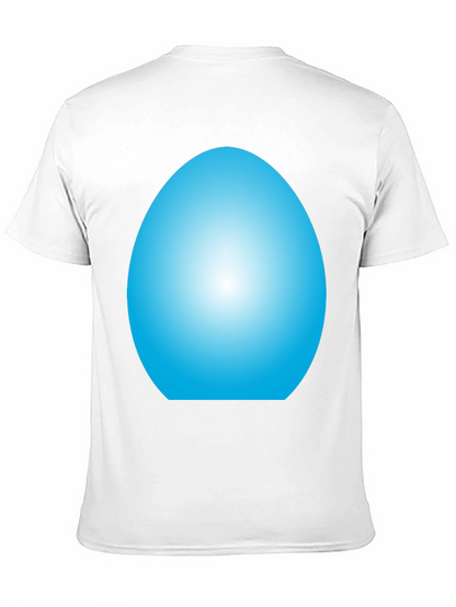 Blue Egg Graphic T-Shirt - Casual Style