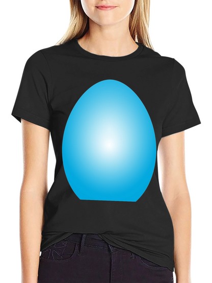 Blue Egg Graphic T-Shirt - Casual Style