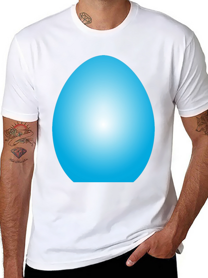 Blue Egg Graphic T-Shirt - Casual Style