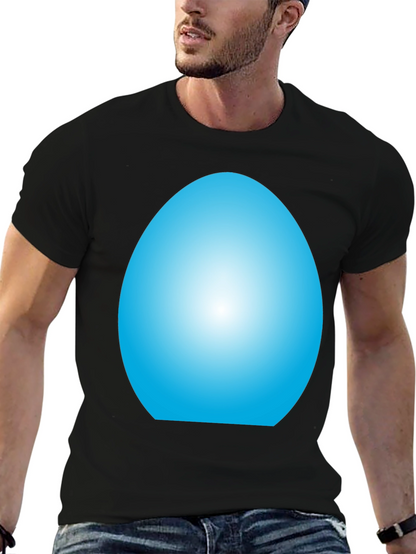 Blue Egg Graphic T-Shirt - Casual Style
