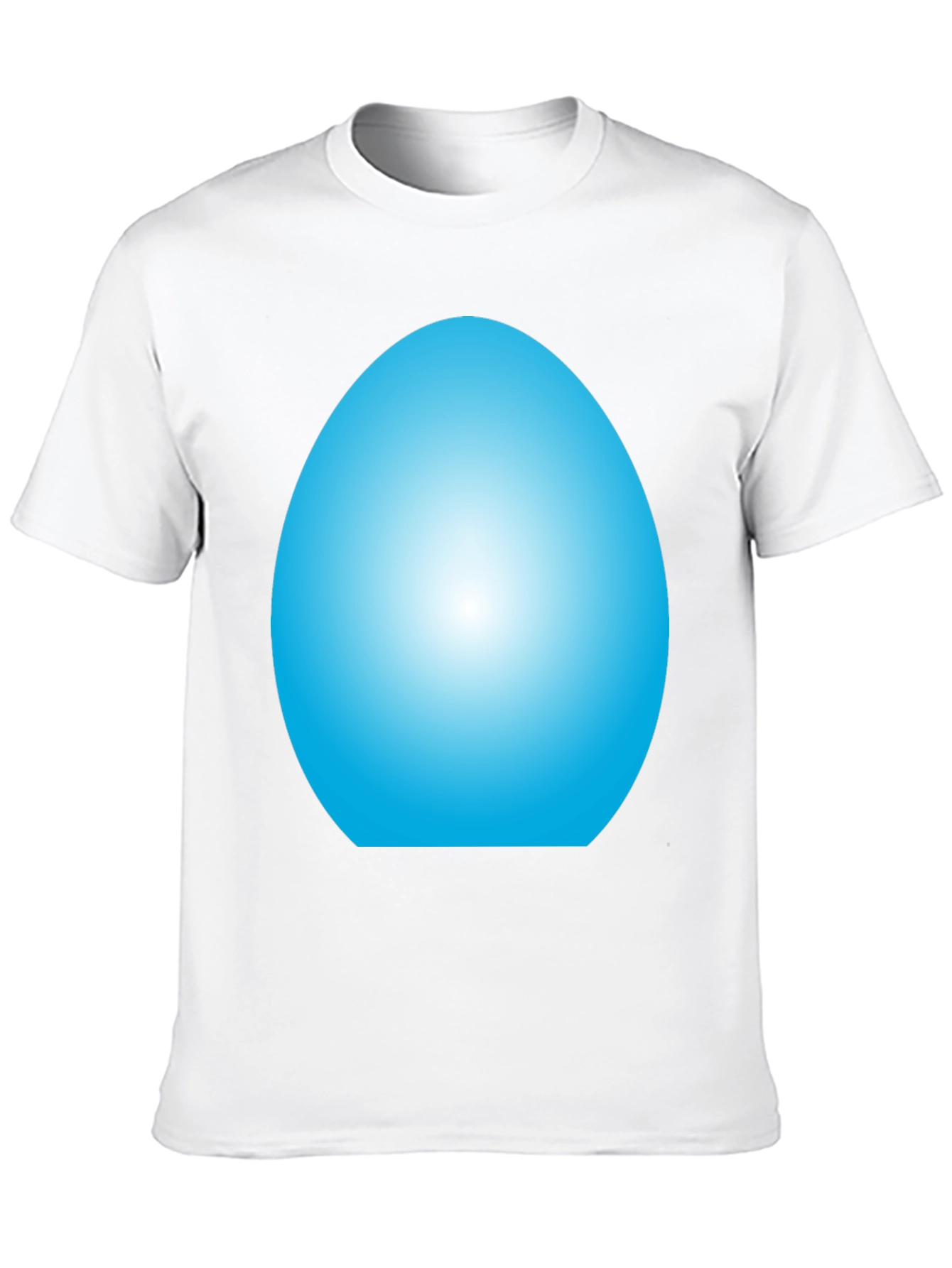 Blue Egg Graphic T-Shirt - Casual Style