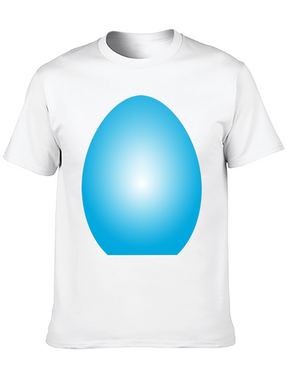 Blue Egg Graphic T-Shirt - Casual Style