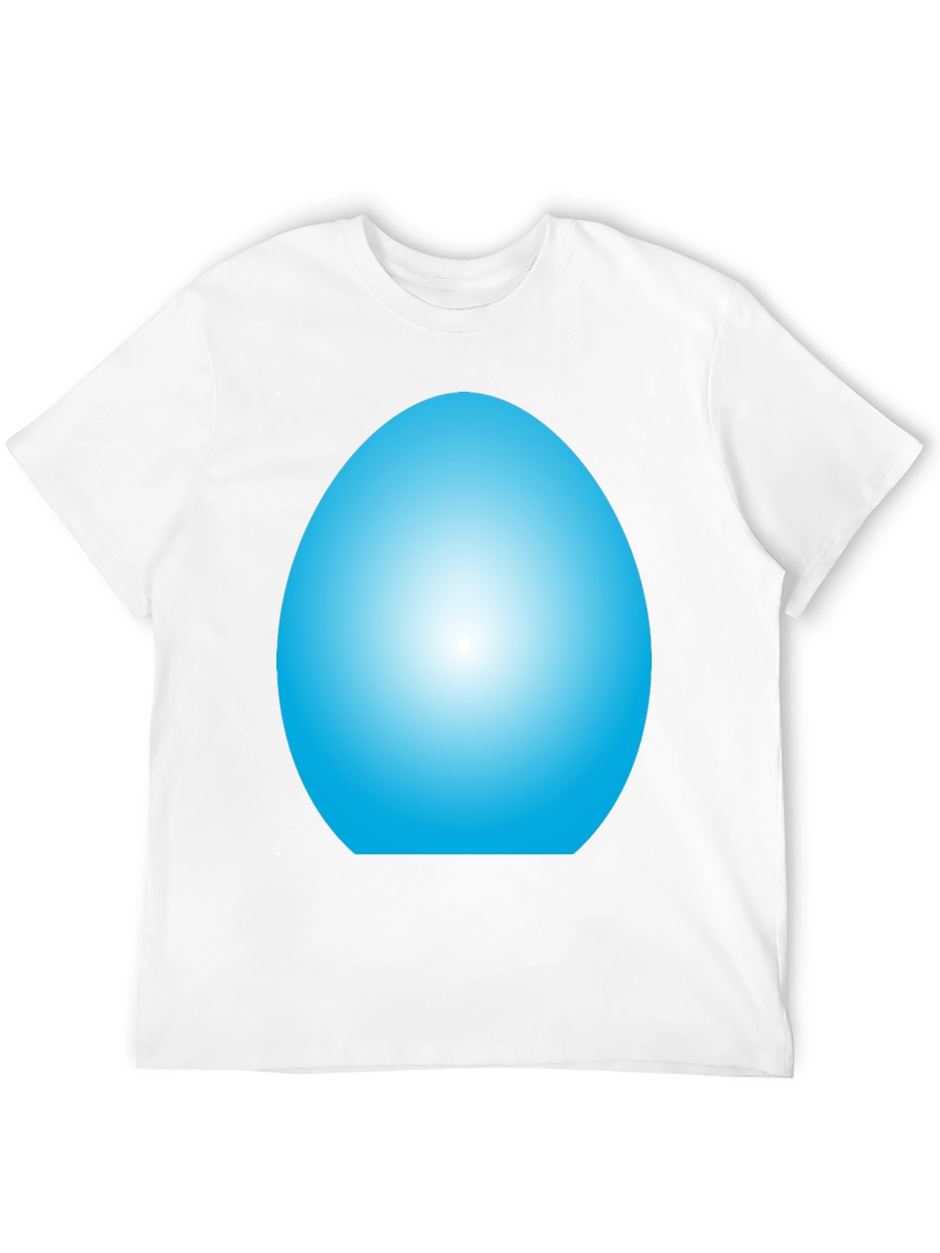 Blue Egg Graphic T-Shirt - Casual Style