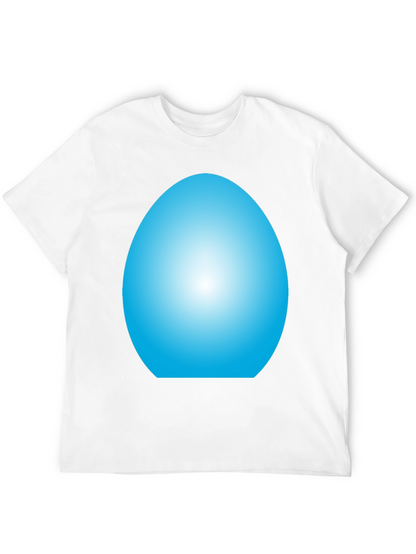 Blue Egg Graphic T-Shirt - Casual Style