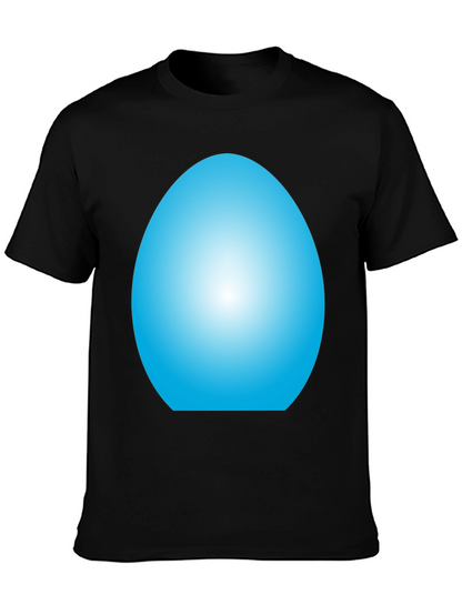 Blue Egg Graphic T-Shirt - Casual Style