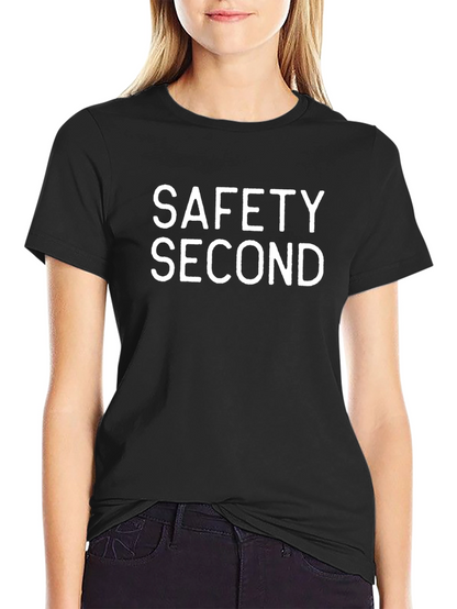 Safety Second Graphic T-Shirt - Bold Statement Tee