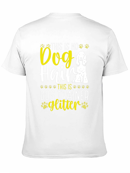 Dog Trainer Glitter T-Shirt Funny Dog Lover Tee