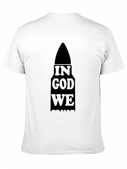 In God We Trust Bullet Graphic Tee - Black
