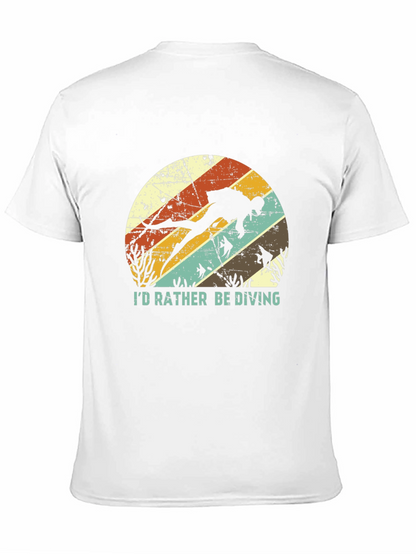 Id Rather Be Diving T-Shirt - Scuba Diver Tee