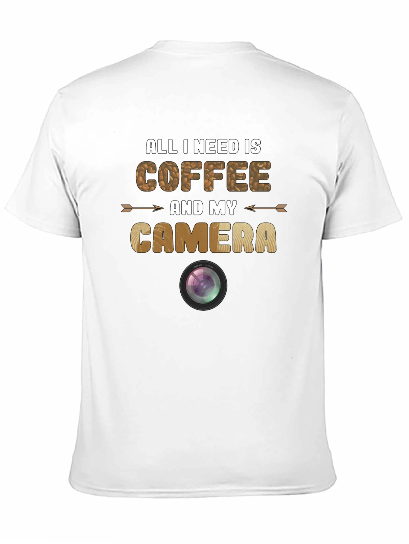 Coffee and Camera Graphic T-Shirt