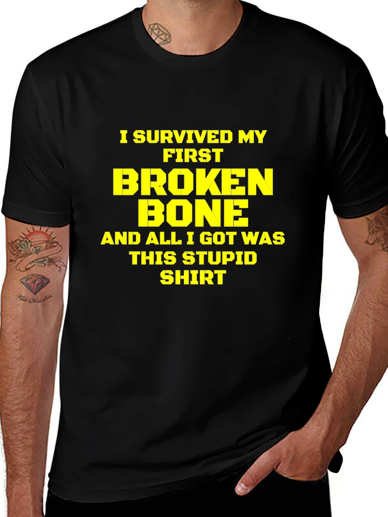 I Survived My First Broken Bone T-Shirt