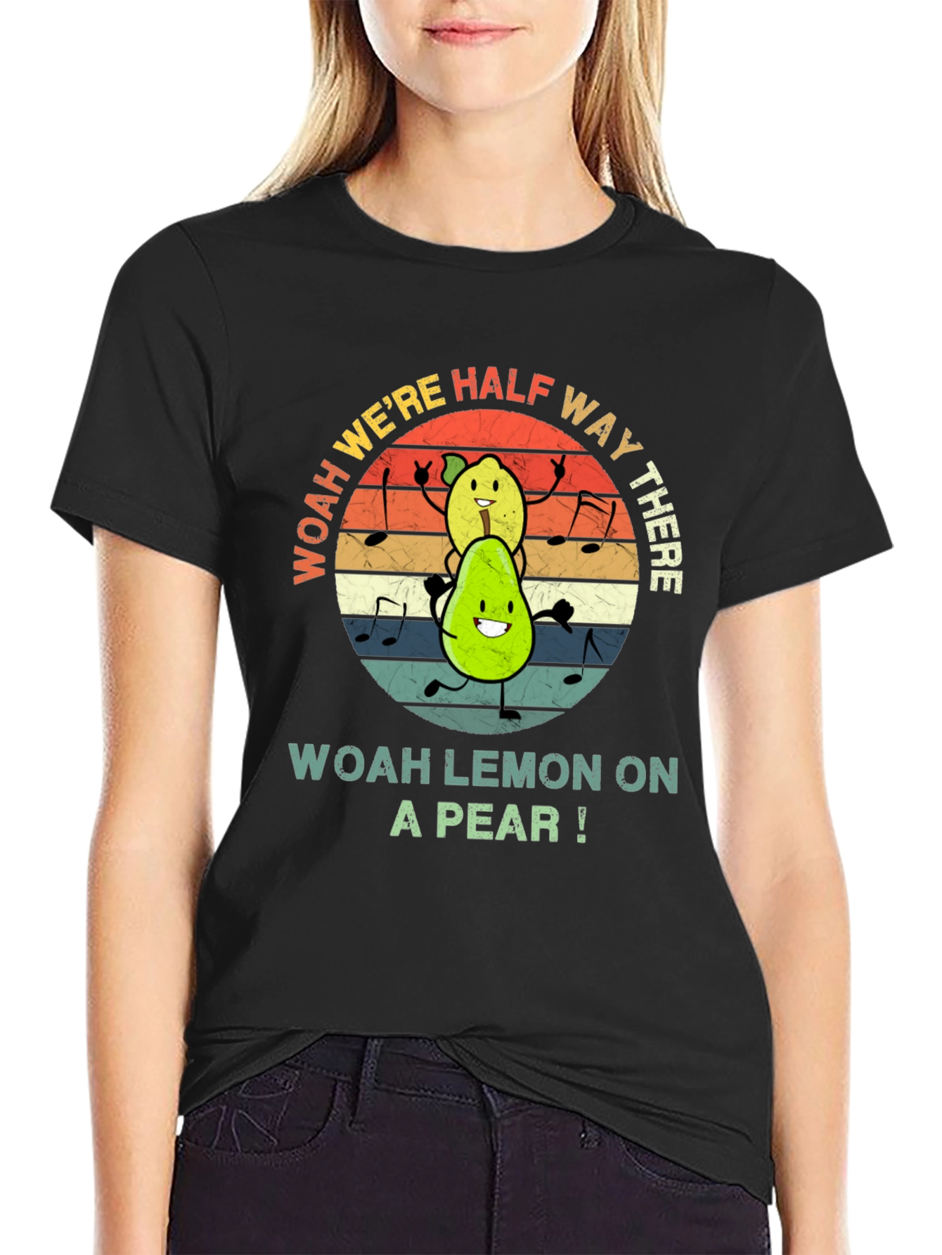Woah Lemon on a Pear Graphic Tee