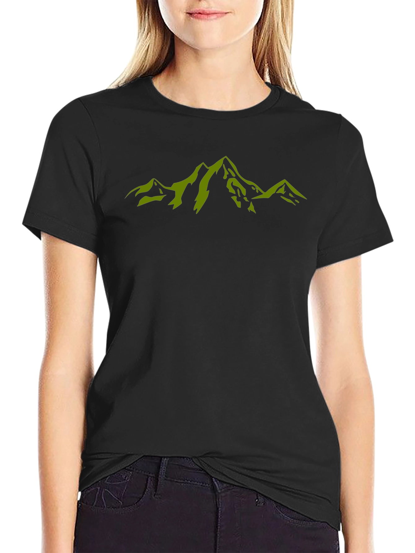 Mountain Graphic Tee - Black