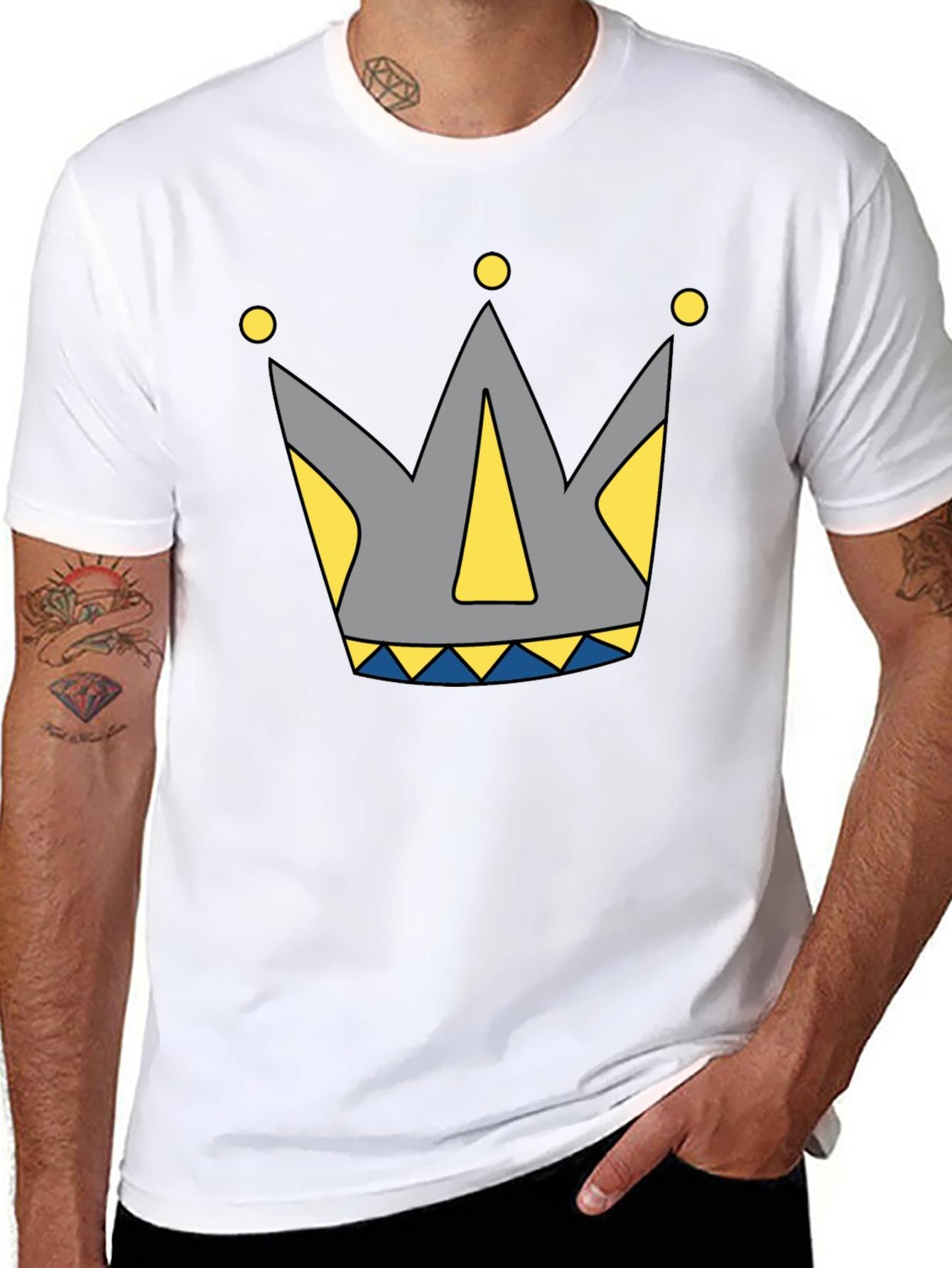 Crown Graphic Tee - Royal Style Everyday Comfort