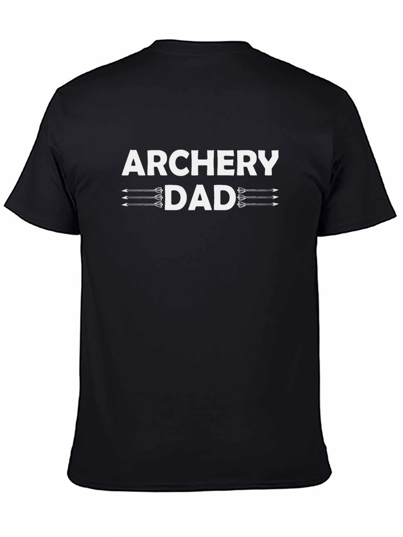Archery Dad Graphic T-Shirt - Black Cotton Tee