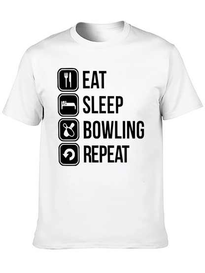 Eat Sleep Bowling Repeat T-Shirt
