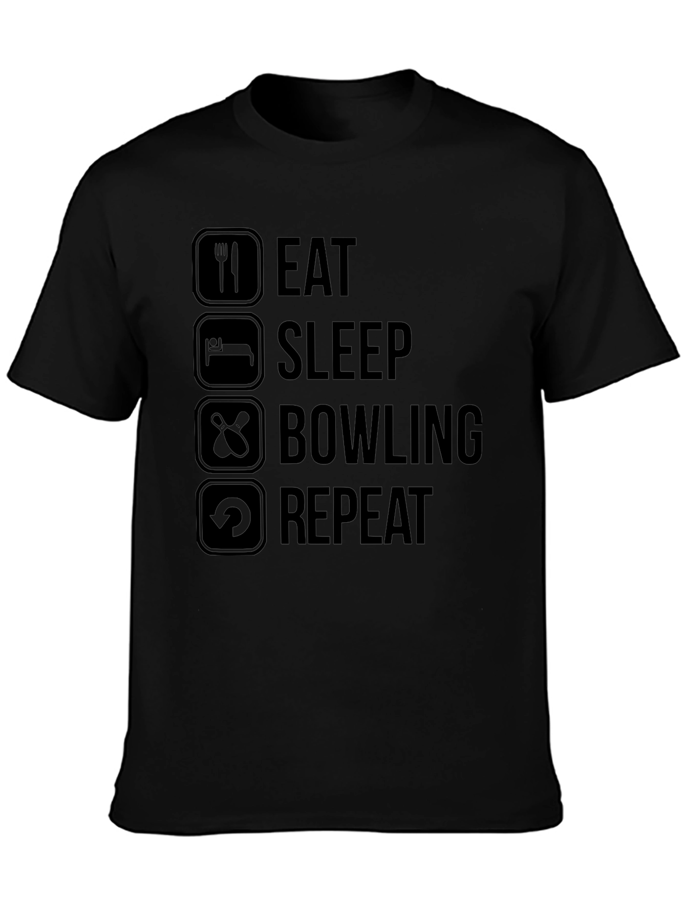Eat Sleep Bowling Repeat T-Shirt