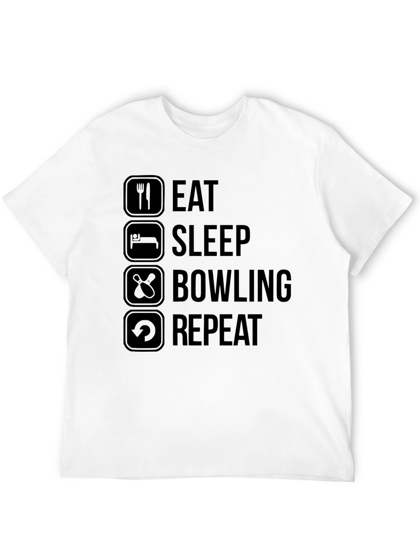 Eat Sleep Bowling Repeat T-Shirt