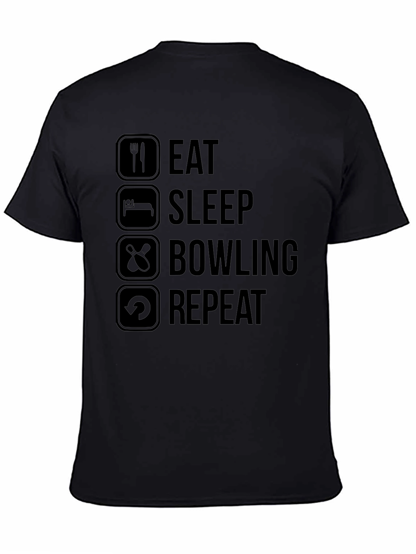Eat Sleep Bowling Repeat T-Shirt