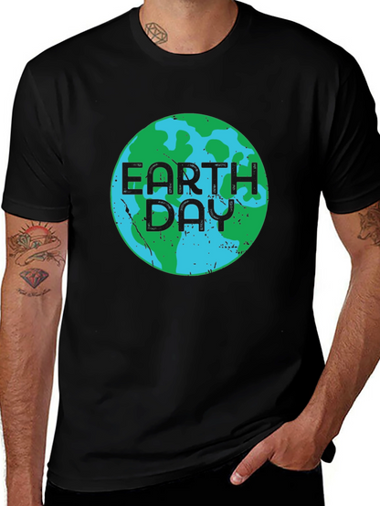Earth Day Black T-Shirt - Environmental Awareness