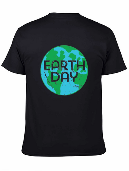 Earth Day Black T-Shirt - Environmental Awareness