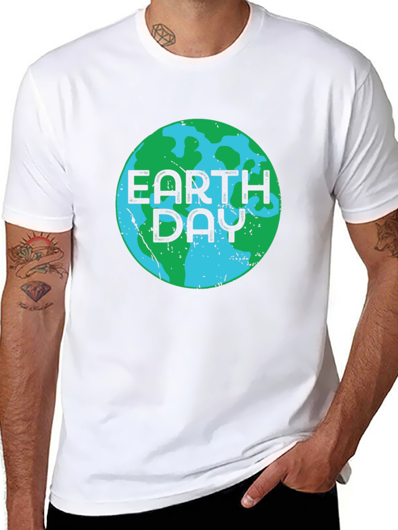 Earth Day Black T-Shirt - Environmental Awareness