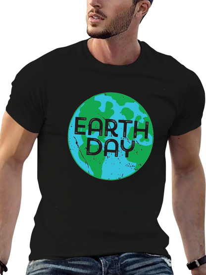 Earth Day Black T-Shirt - Environmental Awareness