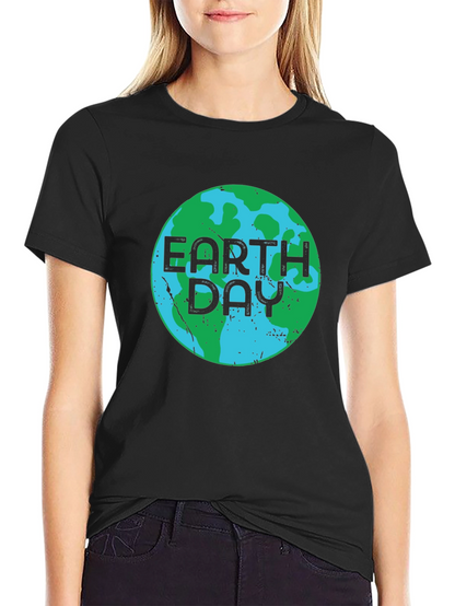 Earth Day Black T-Shirt - Environmental Awareness